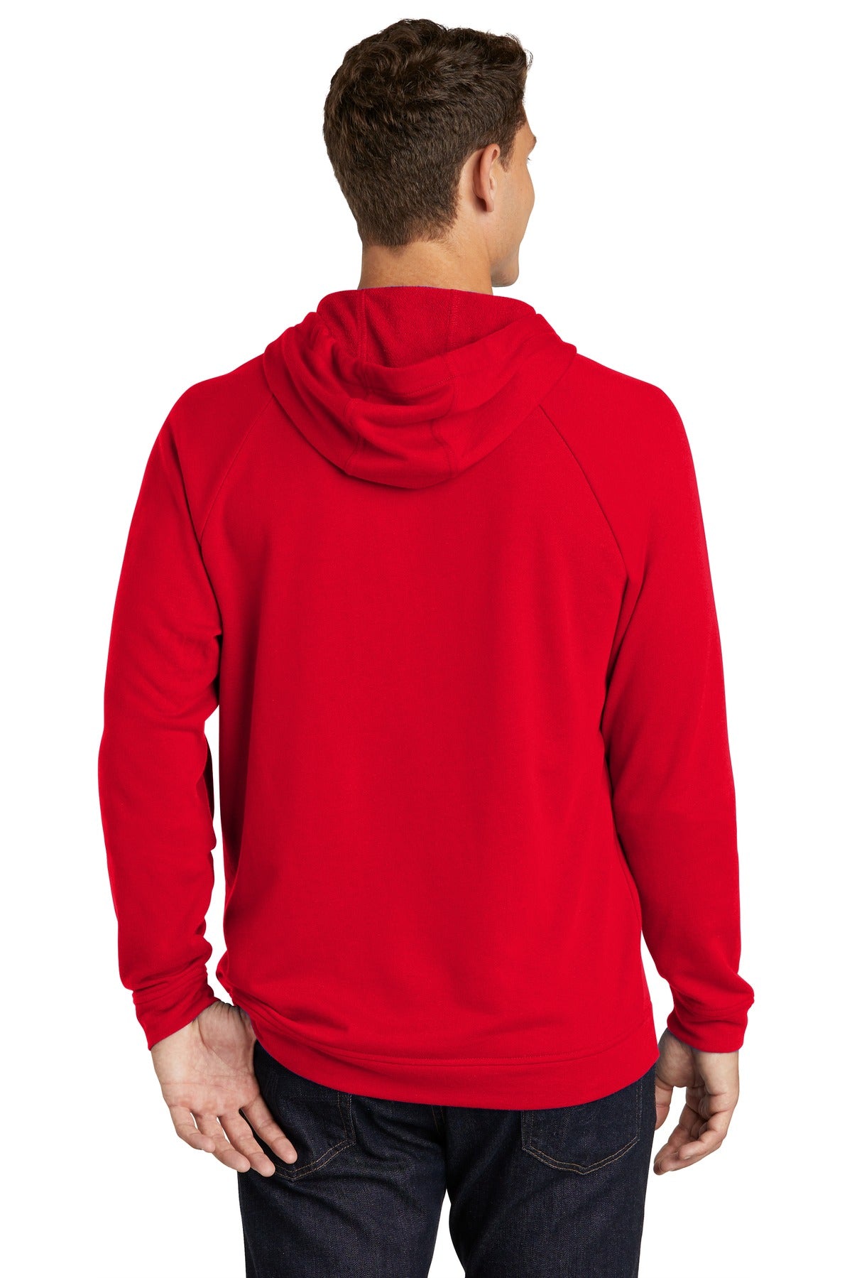 True Red Sport-Tek Lightweight French Terry Pullover Hoodie. ST272 plain