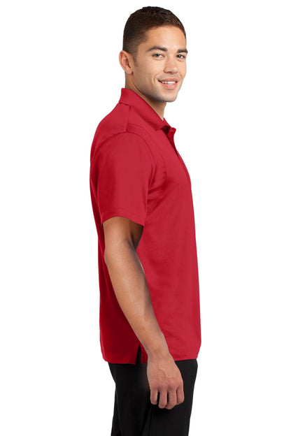 True Red Sport-Tek Micropique Sport-Wick Polo. ST650 plain