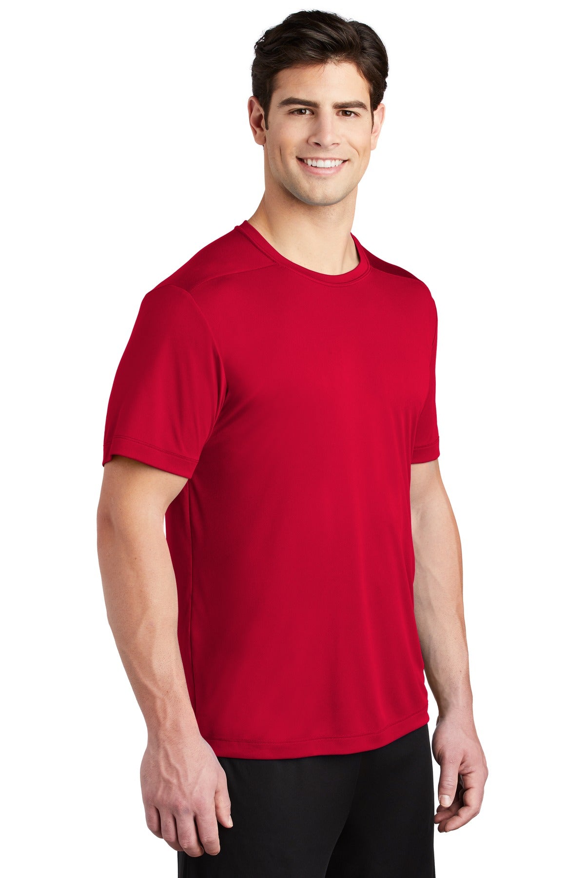 True Red Sport-Tek Posi-UV Pro Tee. ST420 plain