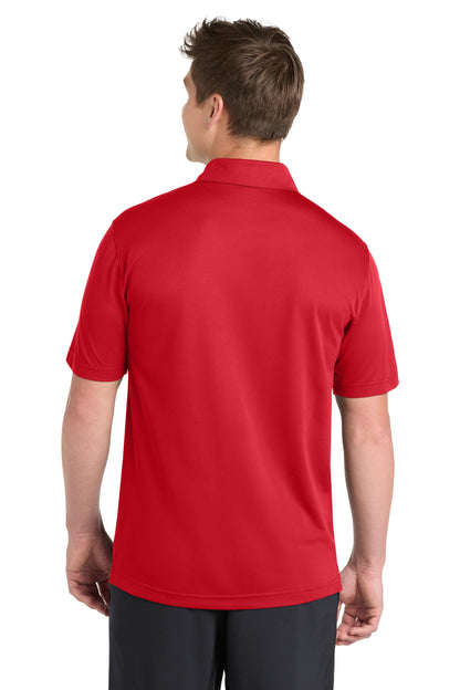 True Red Sport-Tek PosiCharge Active Textured Polo. ST690 plain