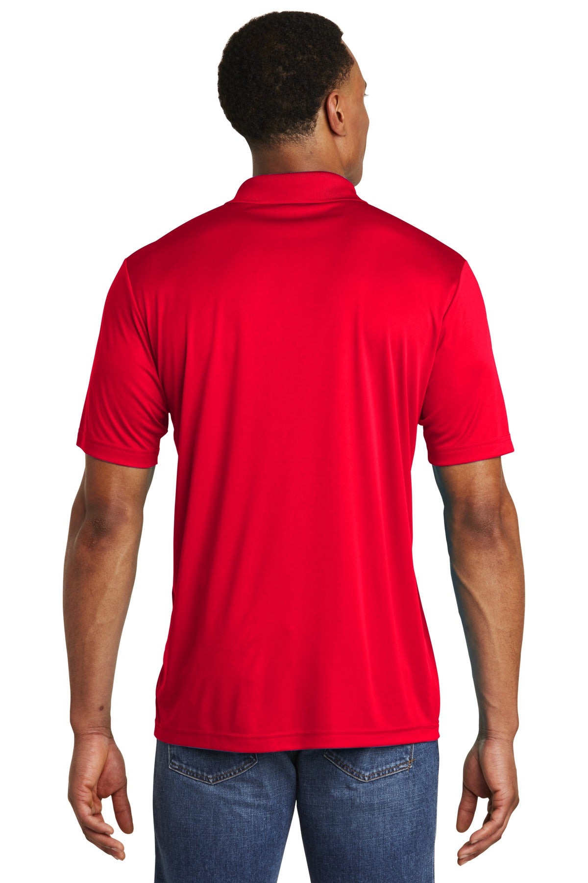 True Red Sport-Tek PosiCharge Competitor Polo. ST550 plain