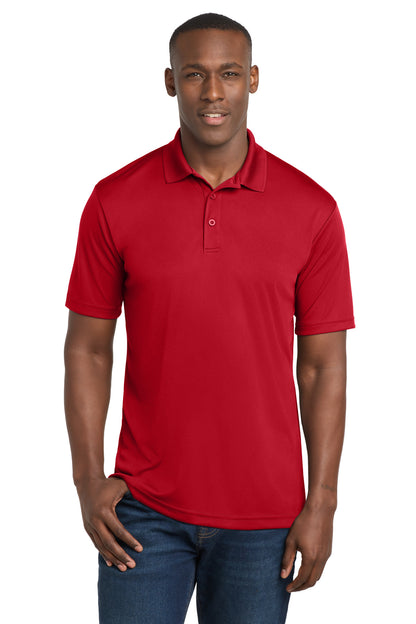 True Red Sport-Tek PosiCharge Competitor Polo. ST550 plain