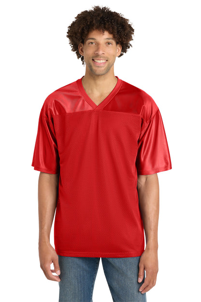 True Red Sport-Tek PosiCharge Replica Jersey. ST307 plain