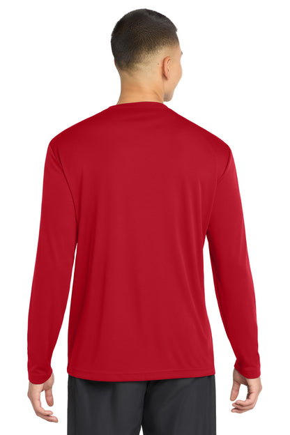 True Red Sport-Tek Tall Long Sleeve PosiCharge Competitor Tee. TST350LS plain