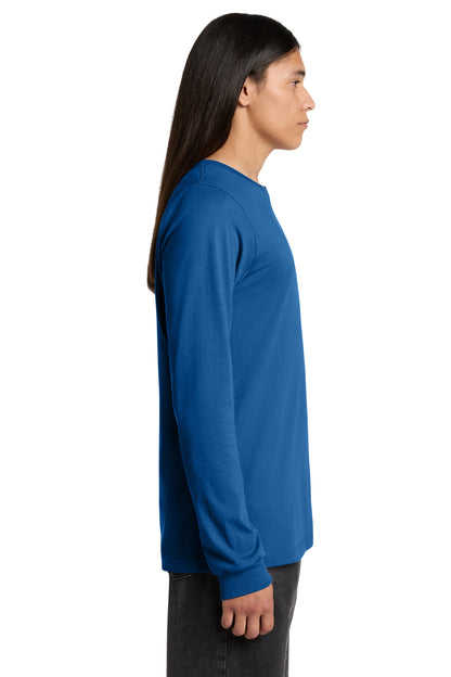 True Royal BELLA+CANVAS Unisex Jersey Long Sleeve Tee. BC3501 plain