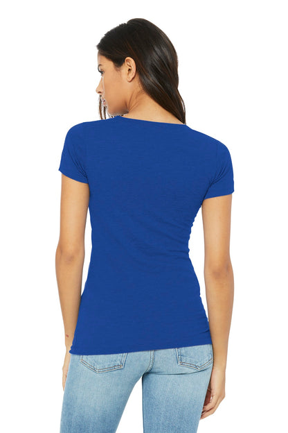 True Royal BELLA+CANVAS Women's Slim Fit Tee. BC6004 plain