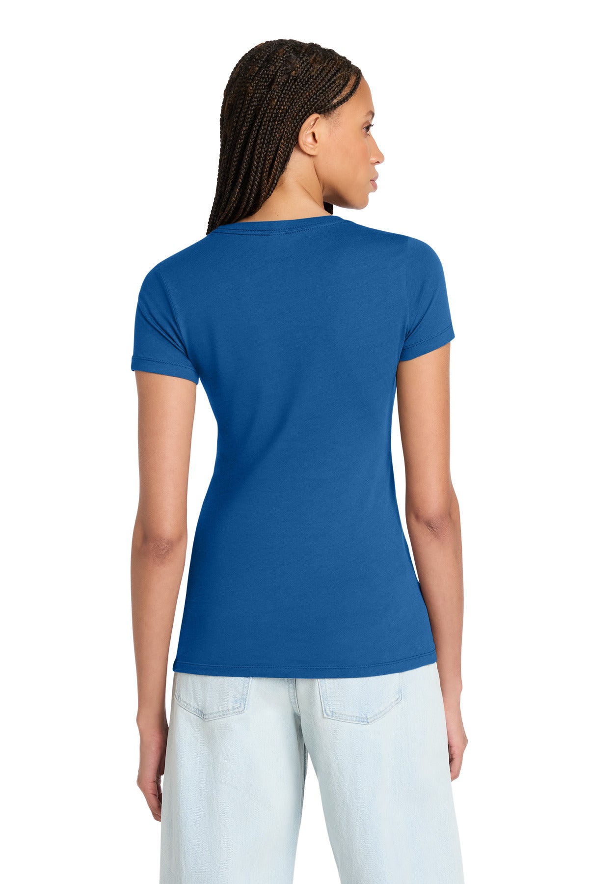 True Royal BELLA+CANVAS Women's Slim Fit Tee. BC6004