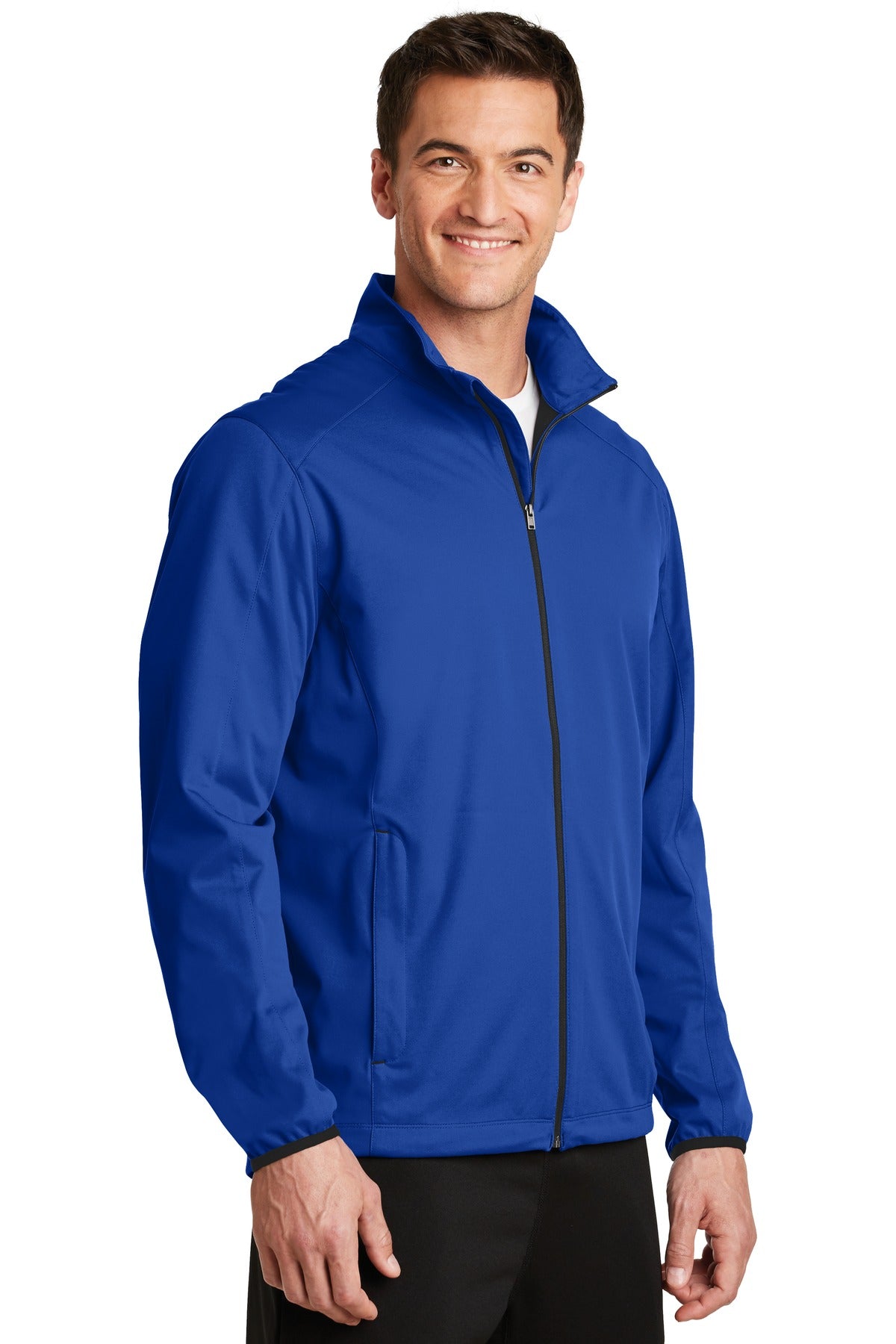 True Royal Port Authority Active Soft Shell Jacket. J717 plain
