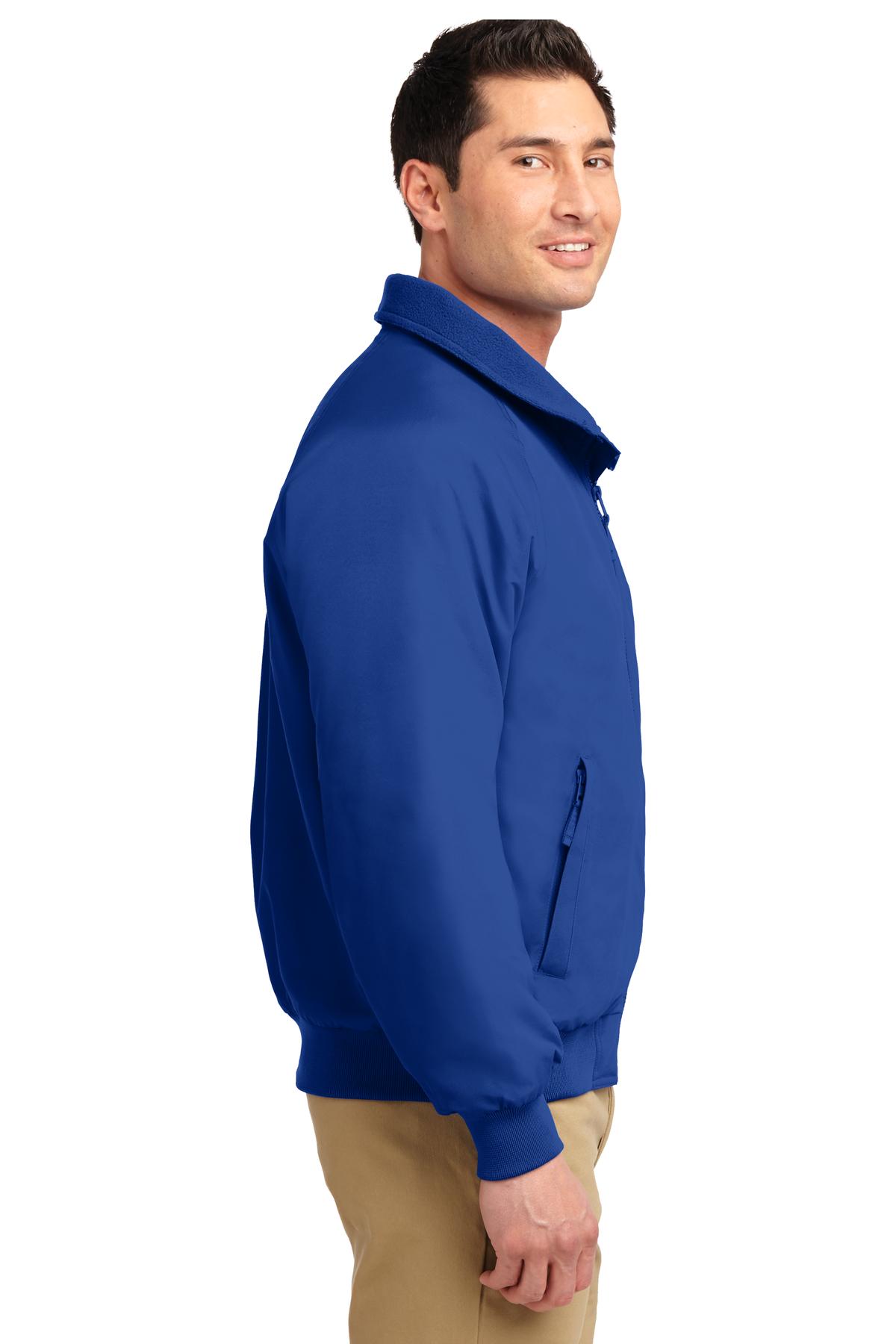True Royal Port Authority Charger Jacket. J328 plain