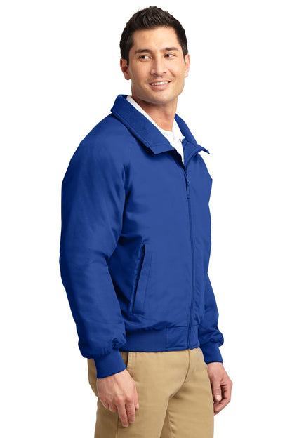 True Royal Port Authority Charger Jacket. J328 plain