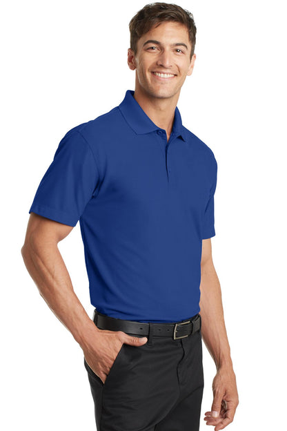 True Royal Port Authority Dry Zone Grid Polo. K572 plain