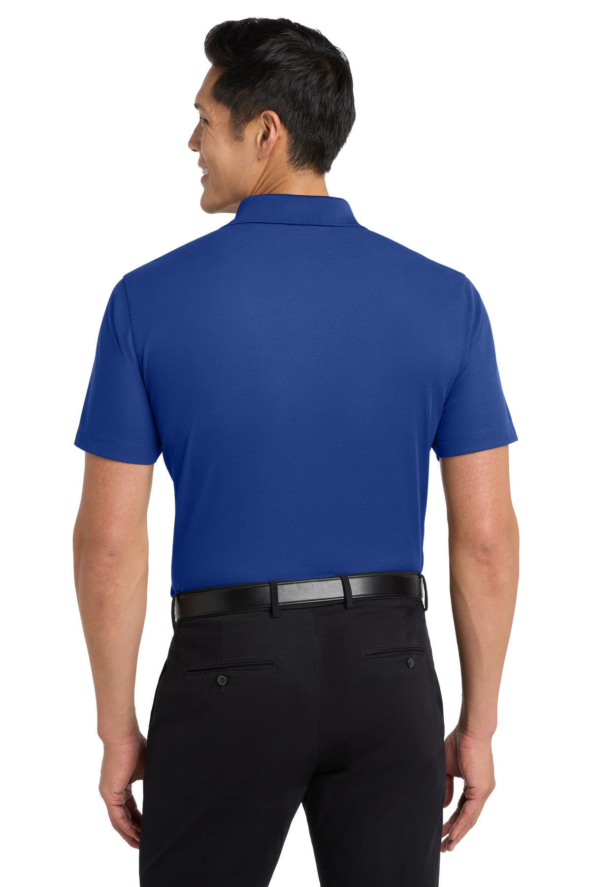 True Royal Port Authority Dry Zone Grid Polo. K572 plain