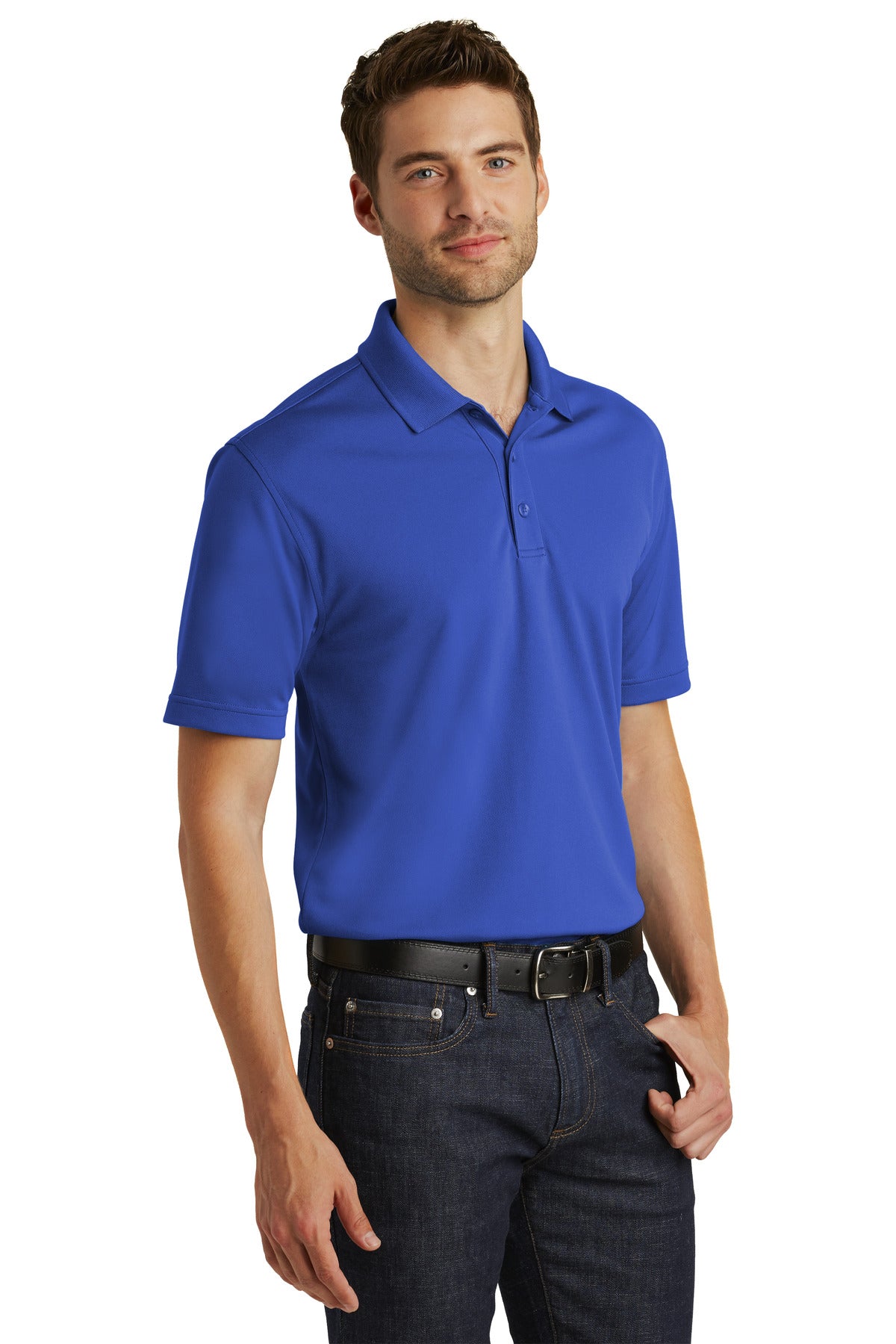 True Royal Port Authority Dry Zone UV Micro-Mesh Polo. K110 plain