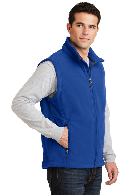True Royal Port Authority Value Fleece Vest. F219 plain