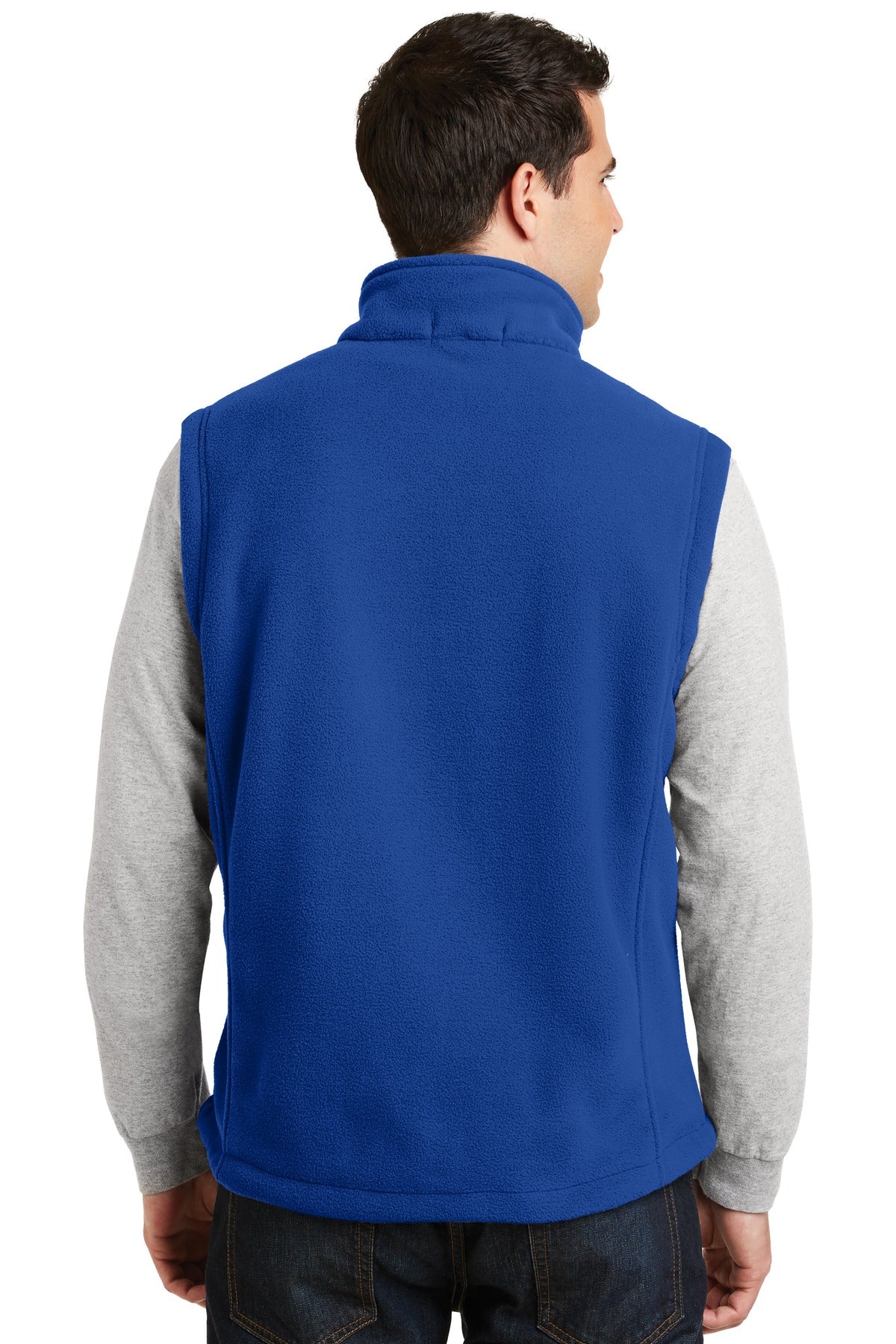 True Royal Port Authority Value Fleece Vest. F219 plain