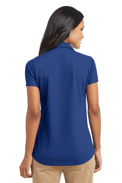 True Royal Port Authority Women's Dry Zone Grid Polo. L572 plain