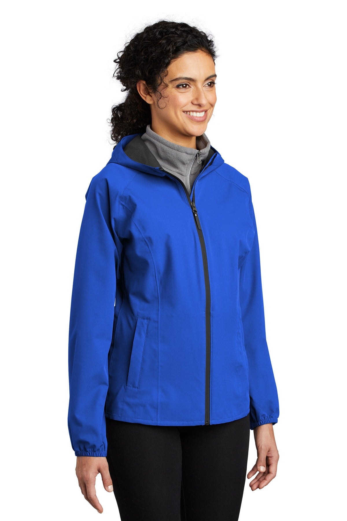True Royal Port Authority Women's Essential Rain Jacket L407 plain