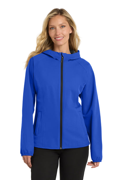 True Royal Port Authority Women's Essential Rain Jacket L407 plain