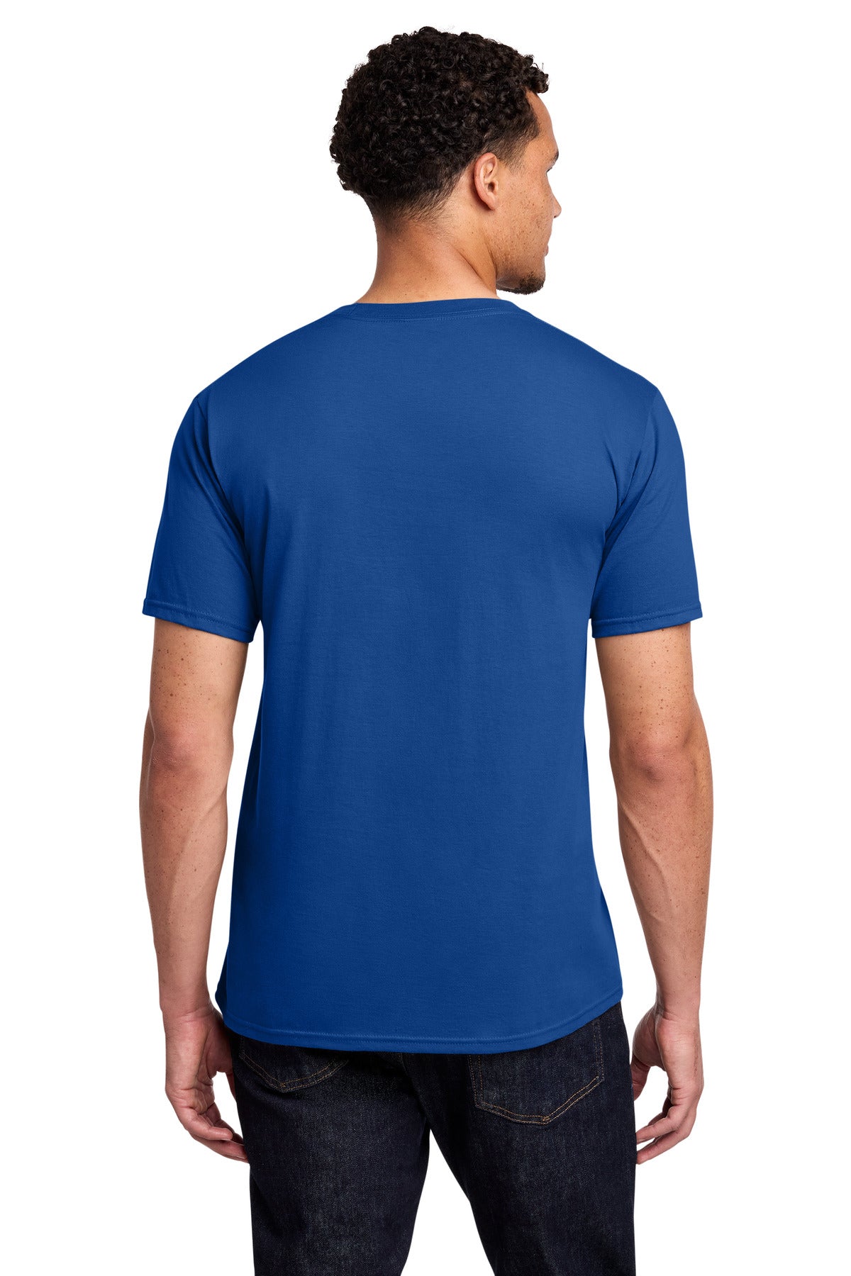 True Royal Port & Co Fan Favorite Tee. PC450 plain