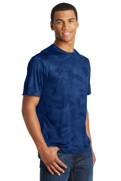 True Royal Sport-Tek CamoHex Tee. ST370 plain