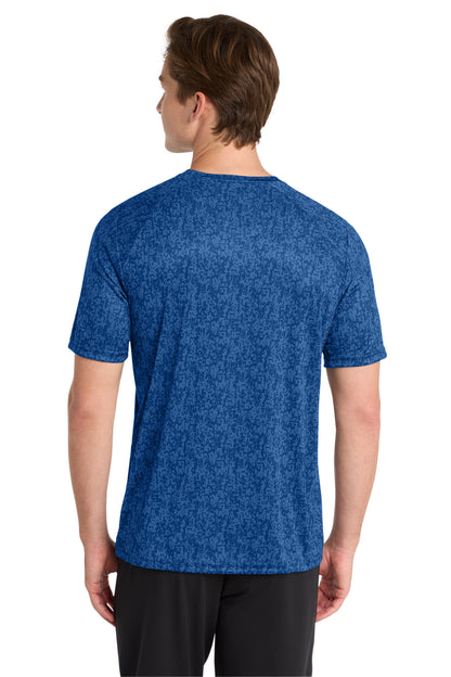 True Royal Sport-Tek Digi Camo Tee. ST460 plain