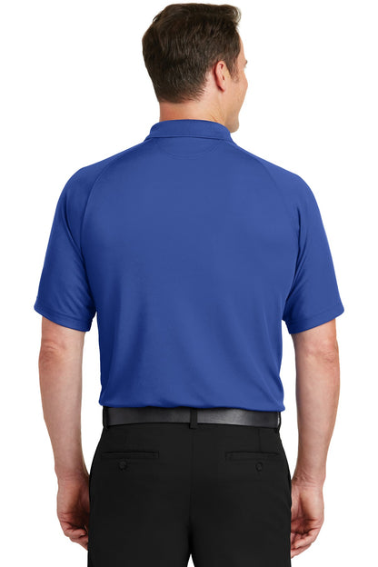 True Royal Sport-Tek Dry Zone Raglan Polo. T475 plain