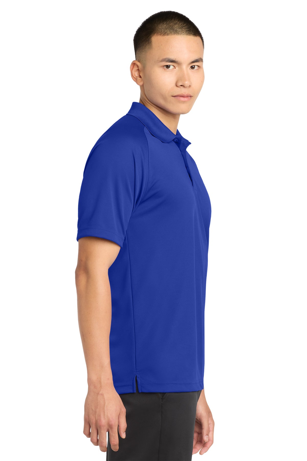 True Royal Sport-Tek Dry Zone Raglan Polo. T475 plain