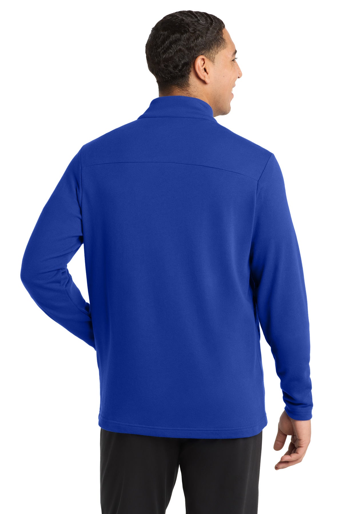 True Royal Sport-Tek Lightweight French Terry 1/4-Zip Pullover. ST273 plain