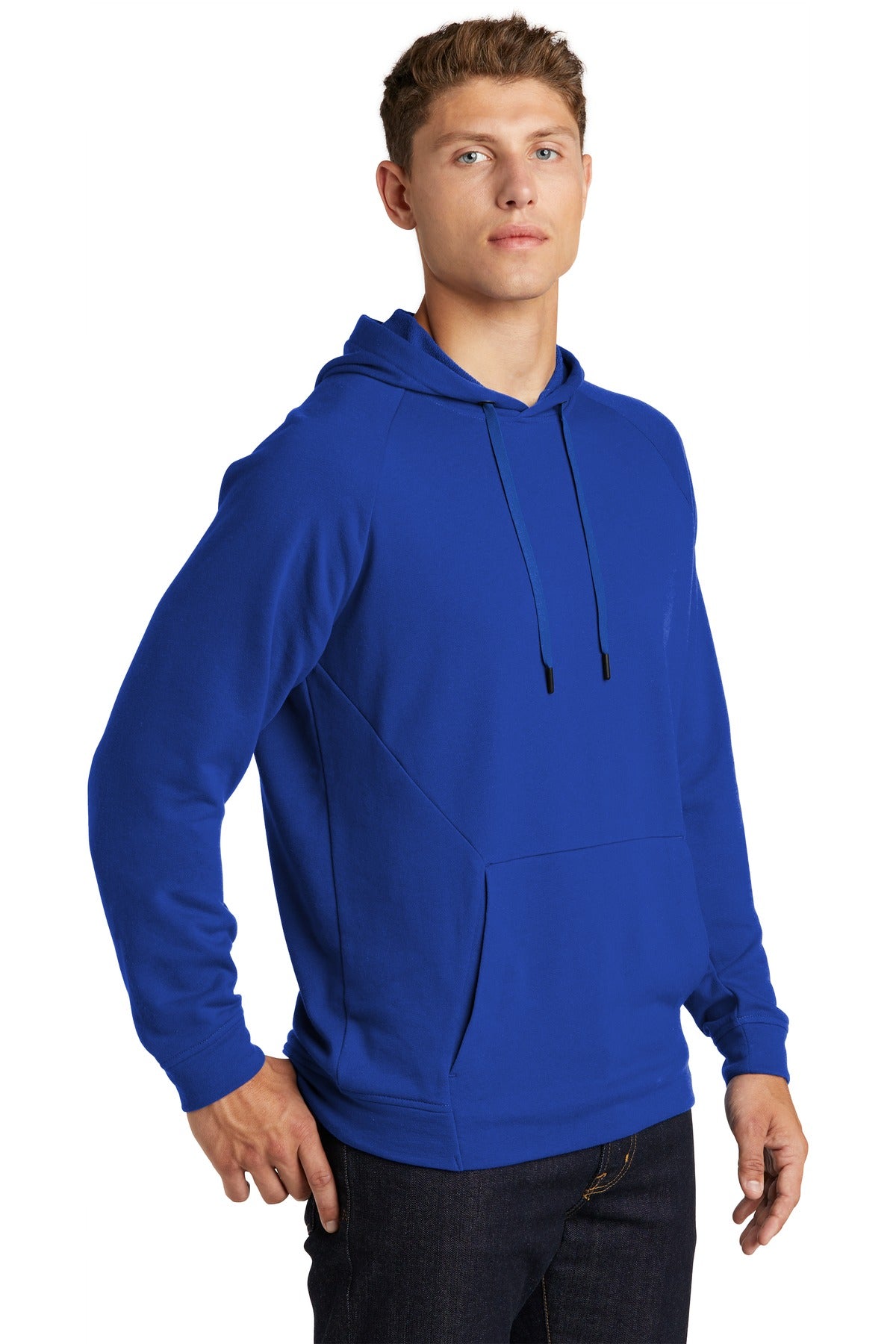 True Royal Sport-Tek Lightweight French Terry Pullover Hoodie. ST272 plain