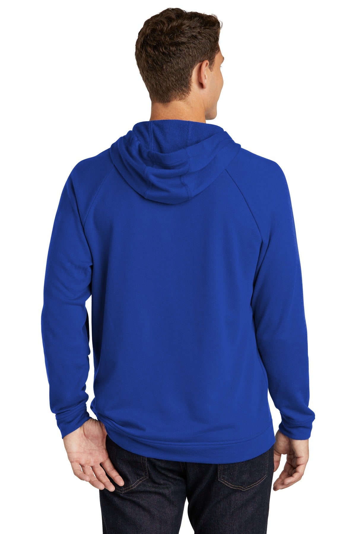 True Royal Sport-Tek Lightweight French Terry Pullover Hoodie. ST272 plain