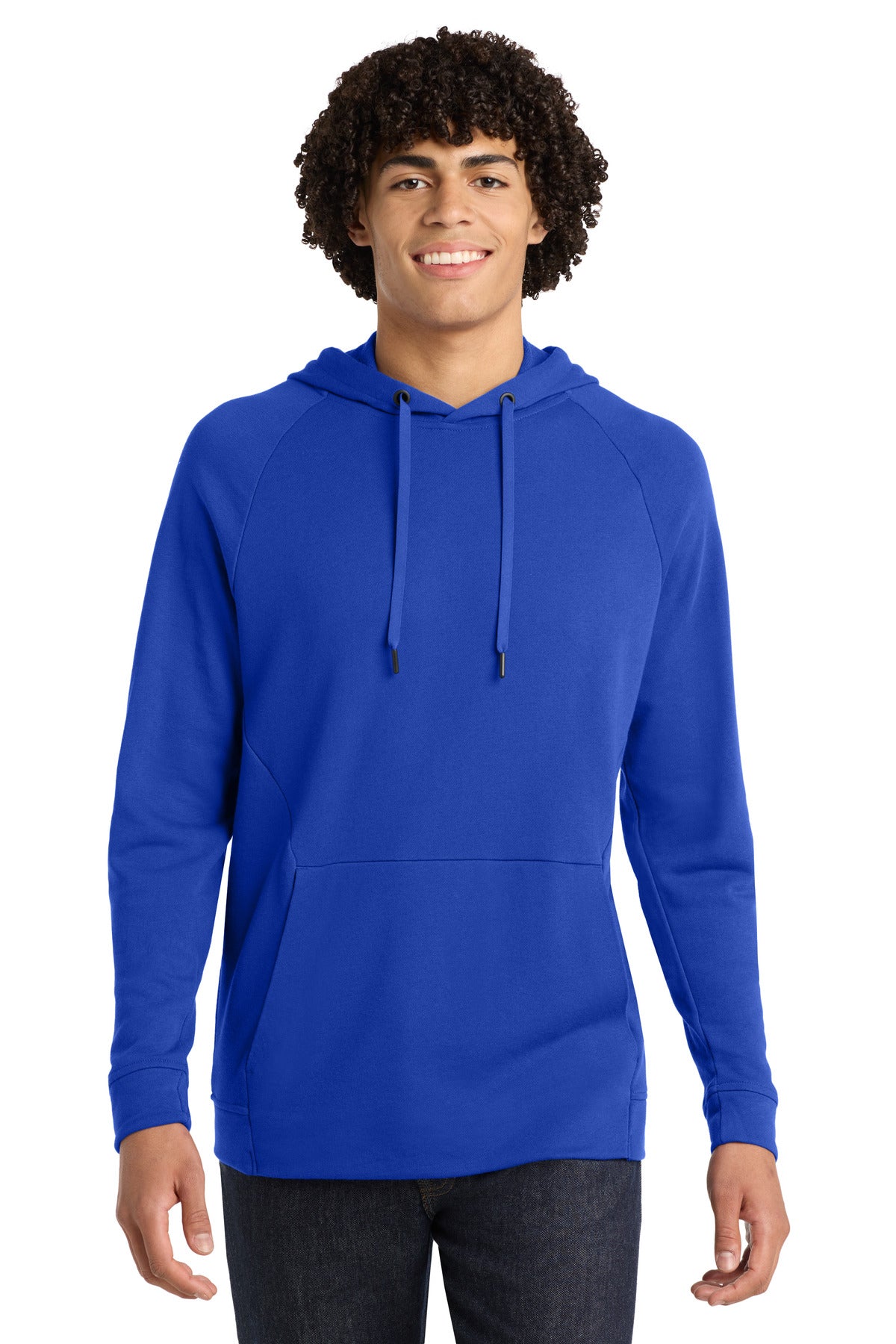 True Royal Sport-Tek Lightweight French Terry Pullover Hoodie. ST272 plain