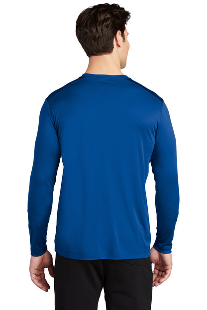 True Royal Sport-Tek Posi-UV Pro Long Sleeve Tee. ST420LS plain