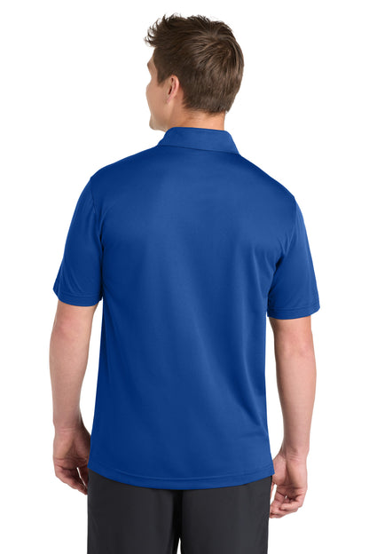 True Royal Sport-Tek PosiCharge Active Textured Polo. ST690 plain