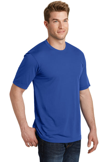 True Royal Sport-Tek PosiCharge Competitor Cotton Touch Tee. ST450 plain