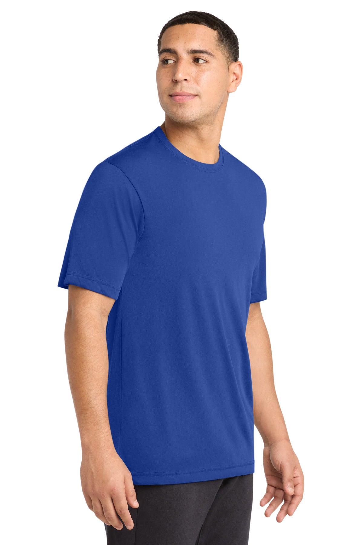 True Royal Sport-Tek PosiCharge Competitor Cotton Touch Tee. ST450 plain