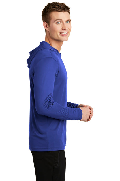 True Royal Sport-Tek PosiCharge Competitor Hooded Pullover. ST358 plain