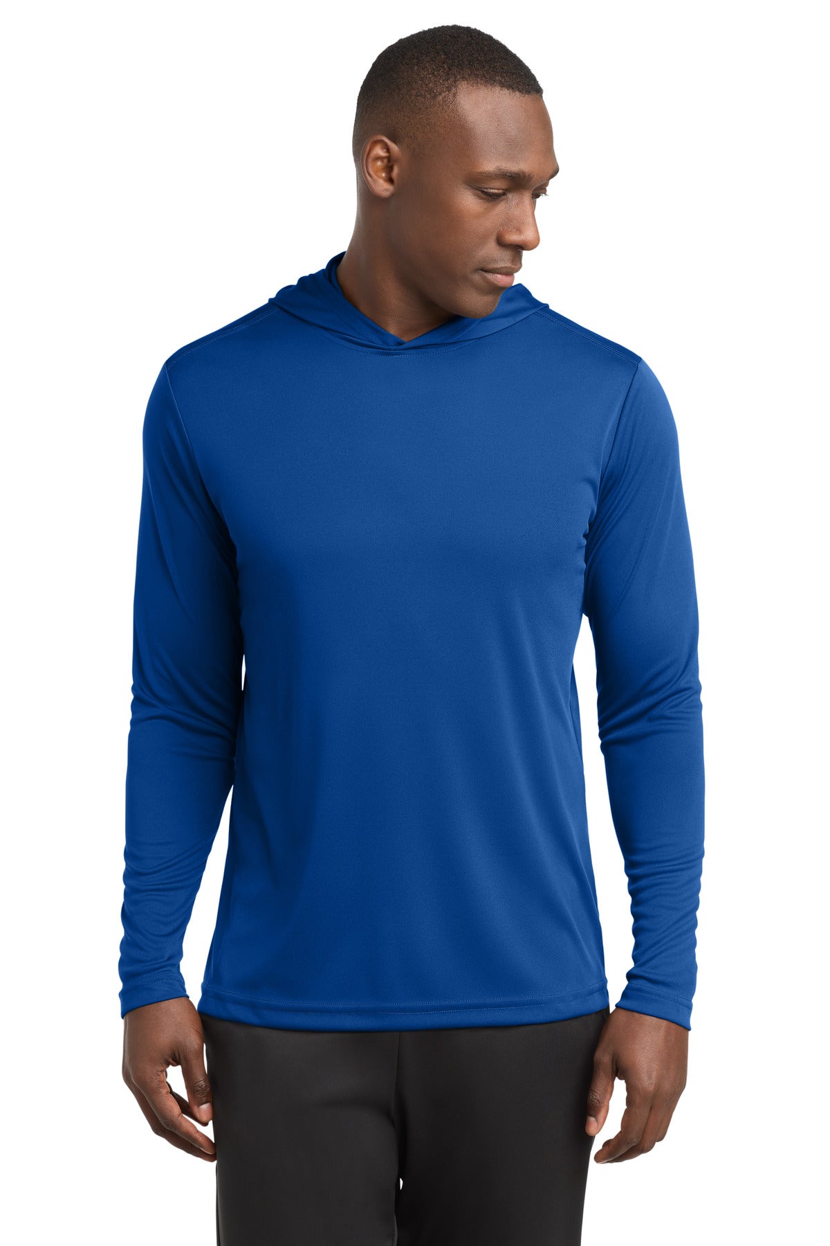 True Royal Sport-Tek PosiCharge Competitor Hooded Pullover. ST358 plain