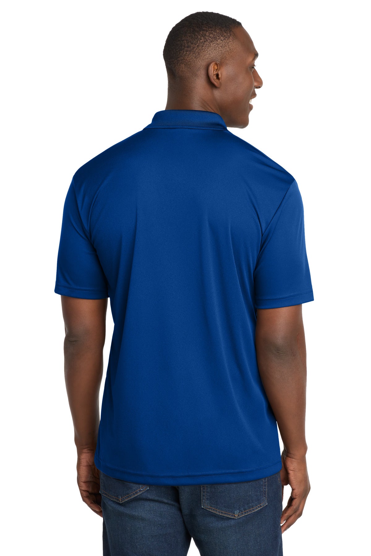 True Royal Sport-Tek PosiCharge Competitor Polo. ST550 plain