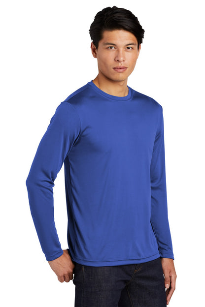 True Royal Sport-Tek Tall Long Sleeve PosiCharge Competitor Tee. TST350LS plain