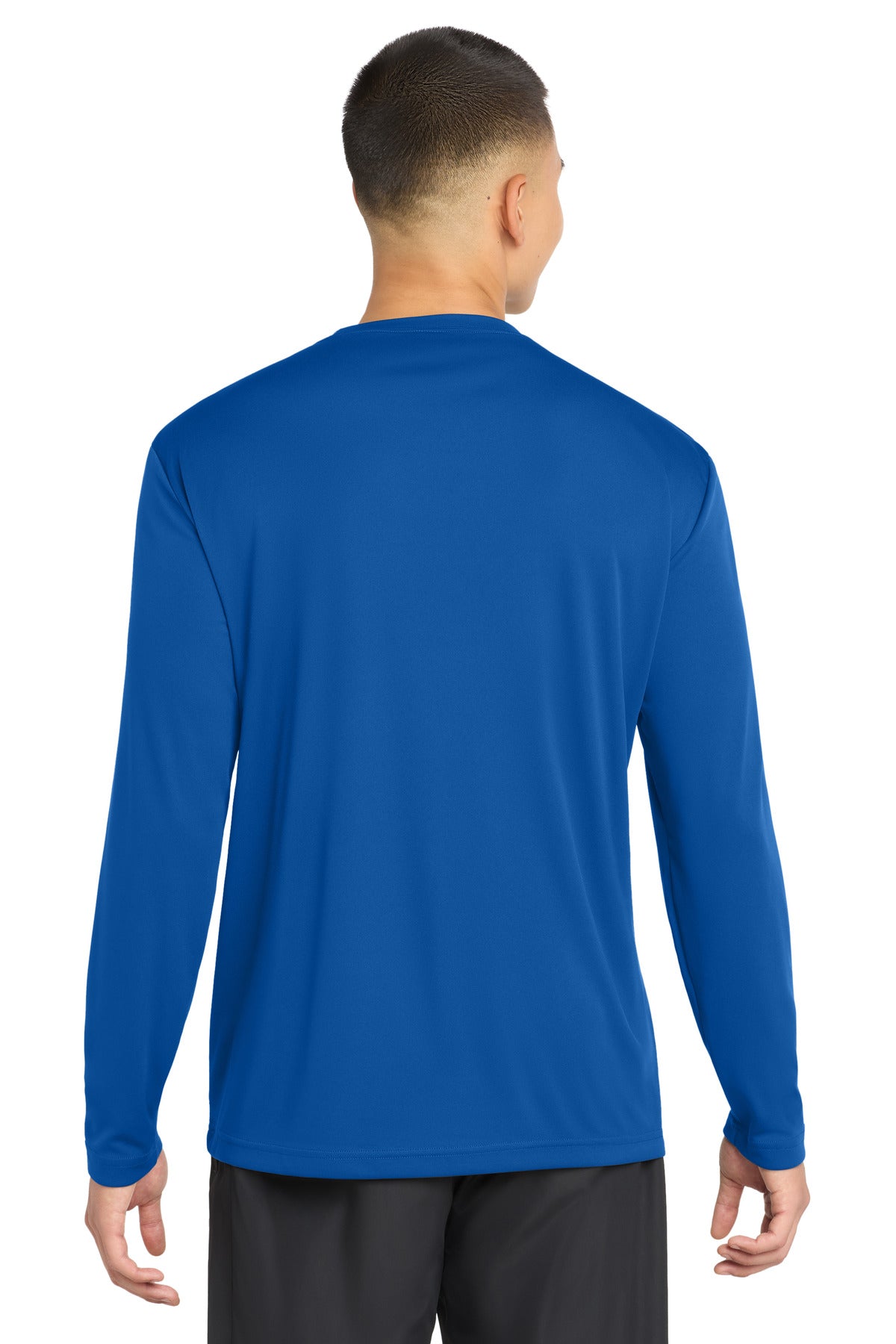 True Royal Sport-Tek Tall Long Sleeve PosiCharge Competitor Tee. TST350LS plain