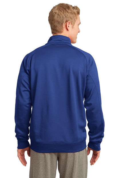 True Royal Sport-Tek Tech Fleece 1/4-Zip Pullover. F247 plain