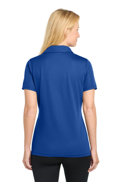 True Royal Sport-Tek Women's PosiCharge Active Textured Polo. LST690 plain