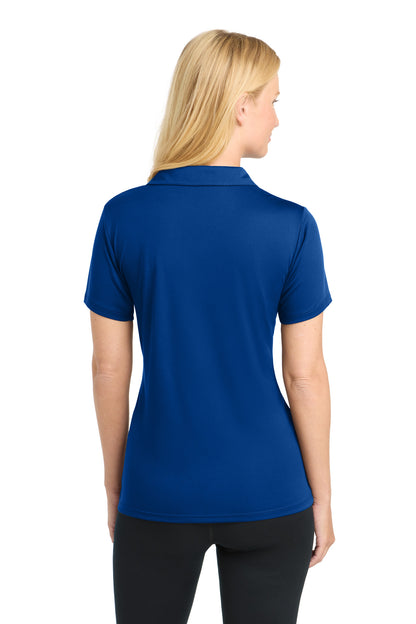 True Royal Sport-Tek Women's PosiCharge Competitor Polo. LST550 plain