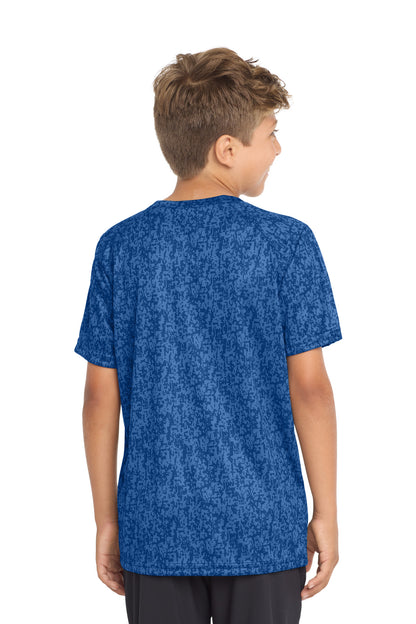 True Royal Sport-Tek Youth Digi Camo Tee. YST460 plain