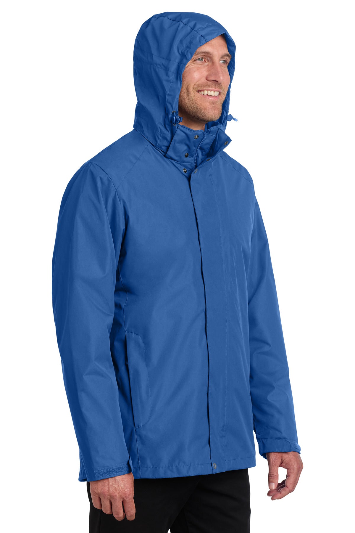 TrueBlue Port Authority All-Weather 3-in-1 Jacket J123 plain