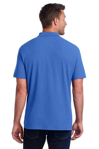 TrueBlue Port Authority C-FREE Cotton Blend Pique Polo K867 plain