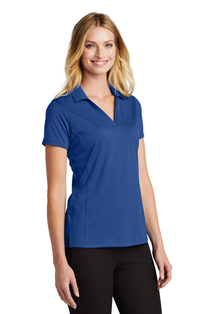 TrueBlue Port Authority Women's Performance Staff Polo LK398 plain