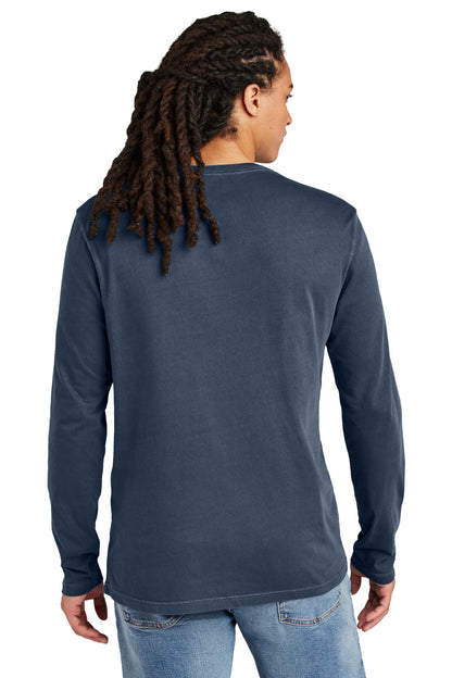 TrueNavy District Wash Long Sleeve Tee DT2103 plain
