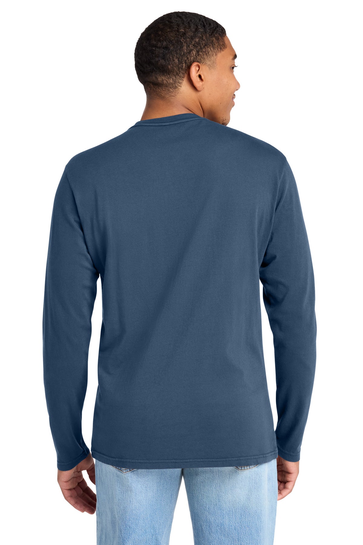 TrueNavy District Wash Long Sleeve Tee DT2103