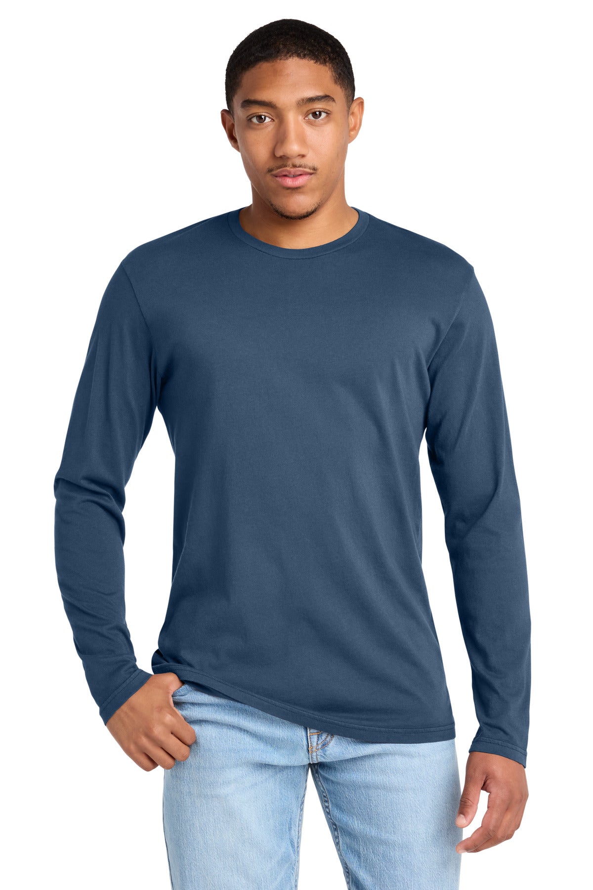 TrueNavy District Wash Long Sleeve Tee DT2103